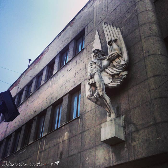 The angel in Novi Grad