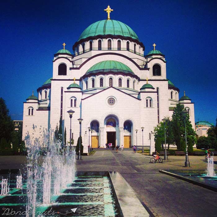 Oh it's BIG. The Saint Sava Cathedral in Belgrade, Serbia.
