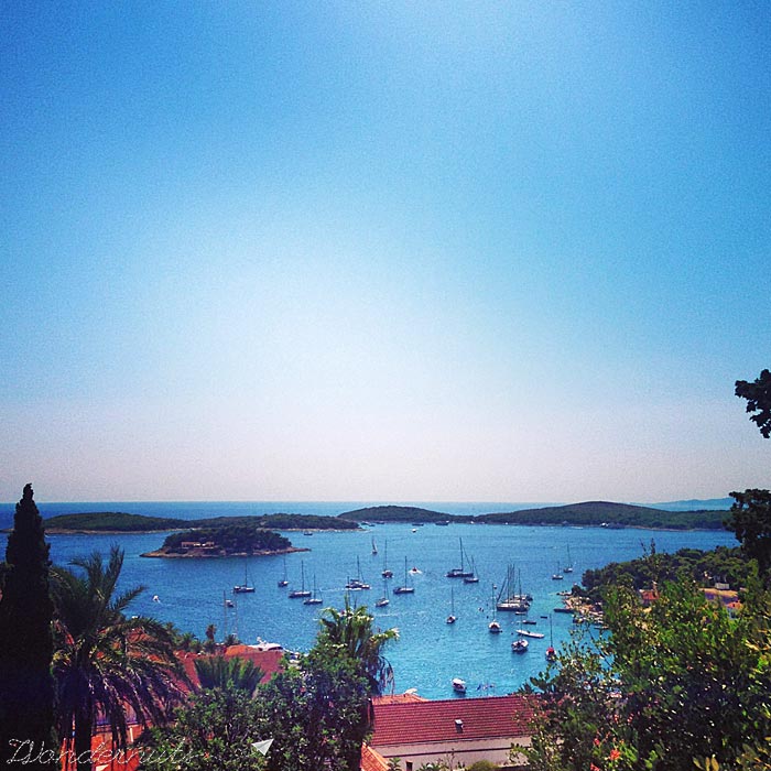 The view in Hvar.