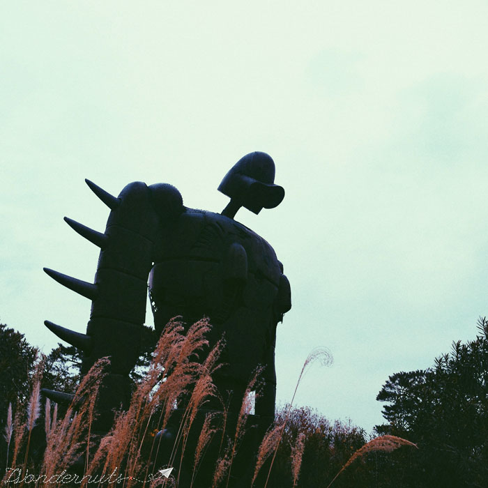 It's a great day to visit a robot at the Ghibli Museum. 