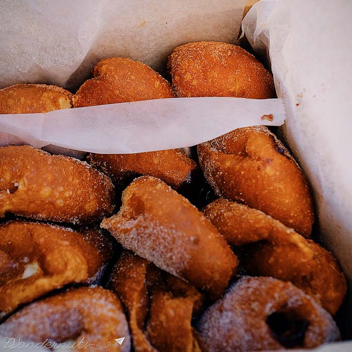 Donuts! Get 'em hot.